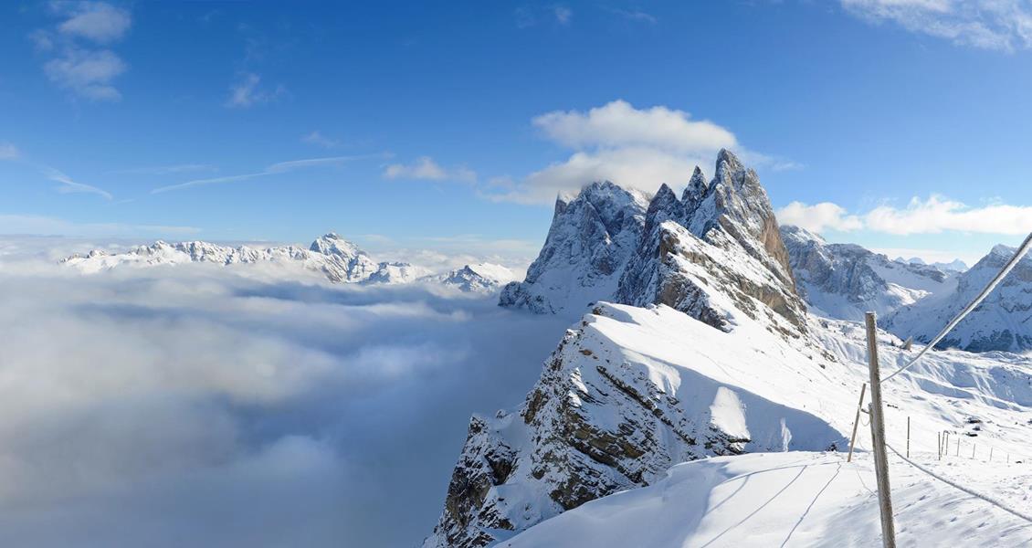 Le Dolomiti in inverno