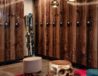 5 star wellness hotel with big ski room