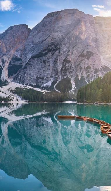 Lake Braies in summer