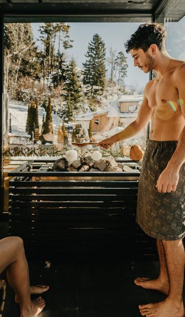 Panoramic Sauna with Dolomites View